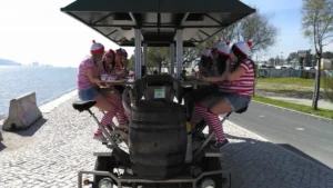Book the SANGRIA BIKE portugal in Lisbon or Porto on your hen party