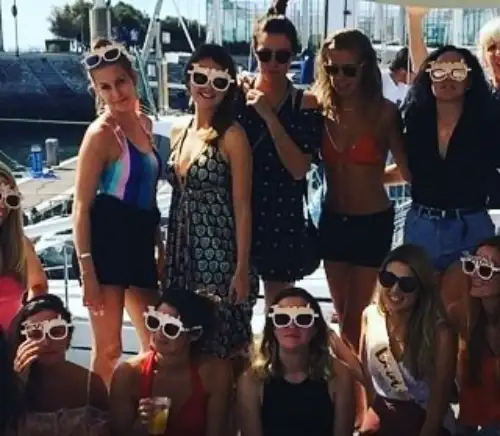 pink monkey stag and hens